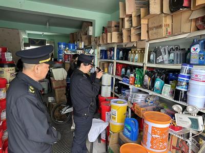 吉木萨尔县市场监督管理局开展车用润滑油专项执法检查，严把润滑油销售质量关